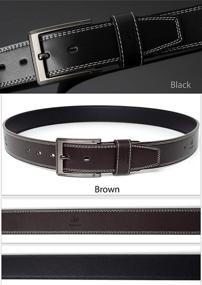 img 1 attached to 👗 Stwees Women's Casual Leather Belts - Stylish Accessories for a Fashionable Look