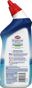 img 3 attached to 🧽 Clorox Scentiva Toilet Cleaning Gel (Pack of 6) – Pacific Breeze & Coconut, Bleach Free, 24oz