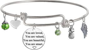 img 4 attached to TISDA Beautiful Inspirational Bracelet Expandable