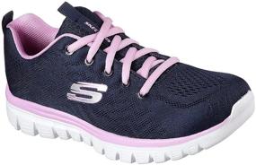 img 1 attached to 👟 Get Stylishly Connected with the Skechers Graceful Athletic Sneaker in Black for Women