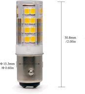 💡 contact bayonet equivalent dimmable 500 lumen led bulb (2") - efficient lighting solution логотип