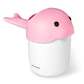 img 4 attached to 🛁 Navaris Baby Hair Rinser - Adorable Animal Cup for Bath with 3 Versatile Pour Spouts - Prevent Water from Entering Baby's Face and Eyes - Pink