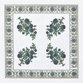 img 4 attached to Washable Wedding Napkins with Avrit Printed Designs: Sustainable Elegance for Special Occasions