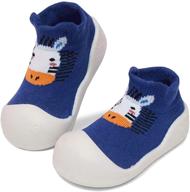 🧦 breathable non-skid slipper socks for toddler boys' shoes logo