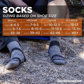 img 2 attached to 🧦 Incrediwear Foot Circulation Socks – Crew Socks for Women and Men