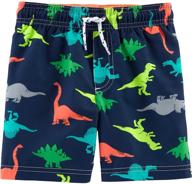 boys' swimwear: carter's trunk pirates black months - clothing for summer fun logo