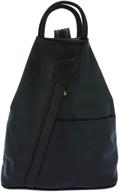 🎒 stylish fioretta genuine italian backpack: women's fashion handbag, wallet, and shoulder bag combo logo