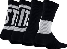 img 3 attached to 🧦 3 Pack of NIKE Kid's Performance Cushioned Crew Training Socks