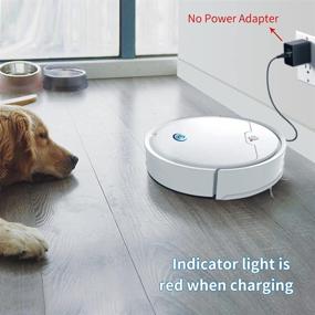 img 1 attached to 🤖 NA-101 Robot Vacuum Cleaner: SuperThin Deep Cleaning, Sweeping, and Mopping, with APP Total Control - Ideal for Pets, Black