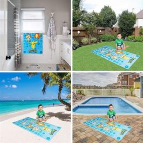 img 1 attached to Get Kids Excited for the Beach with the Franco Pokemon Super Soft Cotton Beach Towel!