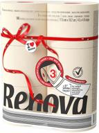 🧻 макси туалетная бумага, nude - renova red label логотип