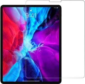 img 3 attached to Защитная пленка Ailun для экрана iPad Pro 12,9 дюйма [выпуск 2021, 2020 и 2018] - закаленное стекло 2,5D, совместима с Apple Pencil, антицарапающая, удобная с чехлом от Siania.