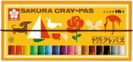 яркая коллекция цветов: sakura cray-pas 16 цветов для безграничных художественных возможностей логотип