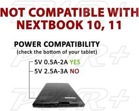 img 2 attached to Высокоскоростное зарядное устройство UL Listed 2A для планшетов RCA Viking Pro, Nextbook, NeuTab - адаптер AC длиной 6,5 фута