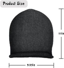 img 1 attached to 🧣 Women's GTETKDE Winter Slouchy Knit Beanie Hats - Warm and Soft Cashmere Blending Beanie Caps