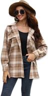 flannel family shacket checked outfits girls' clothing for tops, tees & blouses logo