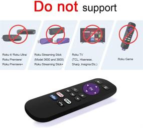 img 2 attached to 📱 Gvirtue Remote Control Replacement for Roku 1, Roku 2 (HD, XD, XS), Roku 3, Roku LT, HD, XD, XDS, Roku N1, Roku Express, Roku Express+ (Enhanced 4-Button Design)