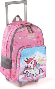 img 4 attached to 🎒 Convenient Rolling Backpacks for Kids - Ideal Luggage Solution!