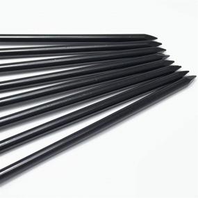 img 1 attached to Beefoor Tent Stakes: Heavy Duty Camping Stakes (12 inches, 12 pack) - Forged 🏕️ Steel Tent Pegs, Unbreakable and Inflexible - Ideal for Rocky Places, Deserts, Snowfields, and Grasslands