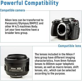 img 2 attached to VILTROX NF-M1 Lens Converter Ring for Nikon F-Mount AF AF-S AF-P AF-I Lens to M4/3 Camera Mount (Olympus/Panasonic/BMPCC) with Auto Focus