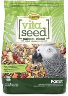 🐦 higgins vita seed natural parrot food: premium quality 3 lb bag. lightning-fast delivery by just jak's pet market! logo