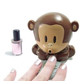 img 4 attached to Wenettion Adorable Monkey-Shaped Manicure Nail Polish Blower Dryer