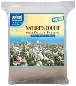 img 1 attached to 🛌 Pellon Nature’s Touch 80/20 Batting - No Scrim, Queen Size 96"x108