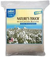 🛌 pellon nature’s touch 80/20 batting - no scrim, queen size 96"x108 logo