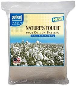 img 4 attached to 🛌 Pellon Nature’s Touch 80/20 Batting - No Scrim, Queen Size 96"x108