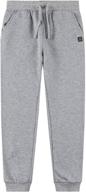 space venture brushed sweatpants for athletic boys: clothing and pants logo