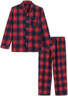 cotton plaid sleepwear men's pajamas by latuza logo