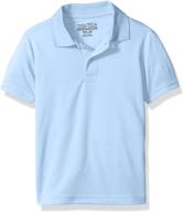 nautica school uniform sleeve performance boys' clothing: optimal comfort and durability for active young students logo