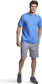 img 2 attached to Russell Athletic Men's Cotton Performance Short Sleeve T-Shirt: Optimal Comfort and Style for Active Men