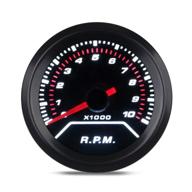 🚗 waterwich tachometer 0-10000 rpm gauge meter: the universal automotive essential for 4-8 cylinder cars, suvs, and vehicles logo