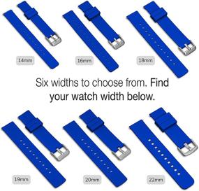 img 2 attached to GadgetWraps 20Mm Gizmo Watch Silicone Watch Band Strap With Quick Release Pins – Compatible With Gizmo Watch