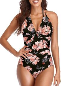 img 4 attached to 👙 Tempt Me Swimsuits Control Bathing Women's Clothing: Swimwear & Cover Ups for a Flattering Fit