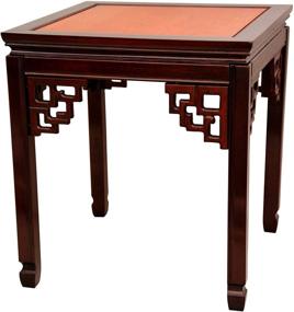 img 2 attached to Oriental Furniture Rosewood Square Table