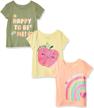 childrens place girls shirts three logo