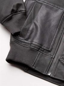 img 1 attached to 💼 Dark Charcoal Textured Leather Boys' Clothing by Urban Republic