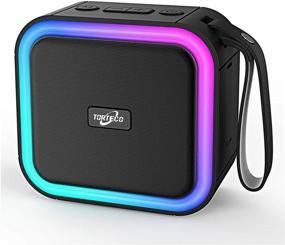 img 4 attached to 🔊 Torteco F50 Portable Bluetooth Speaker with Gradient Light, Bluetooth 5.0, Enhanced Bass, IPX7 Waterproof, 13-Hour Playtime, Wireless Stereo Dual Pairing, Home, Outdoors, Travel Speaker