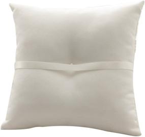 img 1 attached to 🏖️ Bodosac Awtlife Lace Pearl Wedding Ring Pillow Cushion Bearer - Perfect for Beach Weddings!