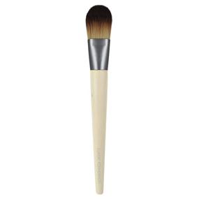 img 1 attached to 💄 EcoTools Flat Makeup Brush: A Reliable Tool for Liquid and Cream Foundation Application