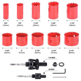 img 2 attached to 🔨 High-Quality Bi Metal SUNGATOR 14-Piece General Drywall Set for Efficient Drywall Installation