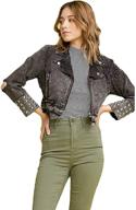 fashion distressed boyfriend cropped trucker: trendy women's clothing logo