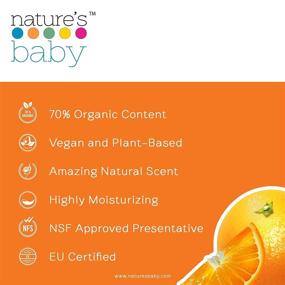 img 3 attached to 🌿 Nature's Baby Shampoo and Conditioner Combo Pack - Tear-Free, Gentle Formula for Sensitive and Problem Skin - 2 Pack of 16 oz, Vanilla Tangerine - All-Natural Hair Care Solution