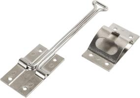 img 1 attached to RV Designer E226 Self Closing Door Holder: T-Style, Stainless Steel, 6-Inch – Efficient Entry Door Hardware