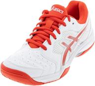 enhance your game with asics women's gel-dedicate 6 tennis shoes logo