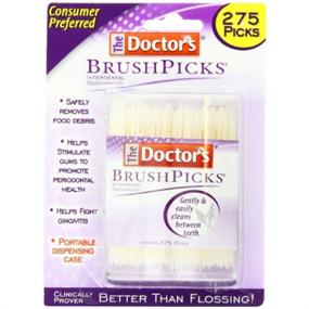 img 1 attached to The Doctor's BrushPicks Interdental Toothpicks - 120-Picks per Pack (Pack of 3): A Comprehensive Review and Buying Guide