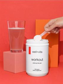 img 2 attached to 💪 Boost Exercise Performance and Recovery with Well+vita Workout Powder: Unsweetened, Unflavored, and Packed with Essential Ingredients