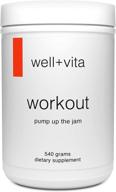 💪 boost exercise performance and recovery with well+vita workout powder: unsweetened, unflavored, and packed with essential ingredients logo